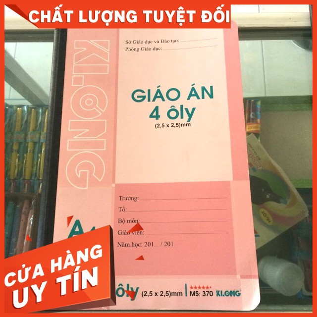 Sổ giáo án a4 ôly Klong 200tr (đl:70g/m2)