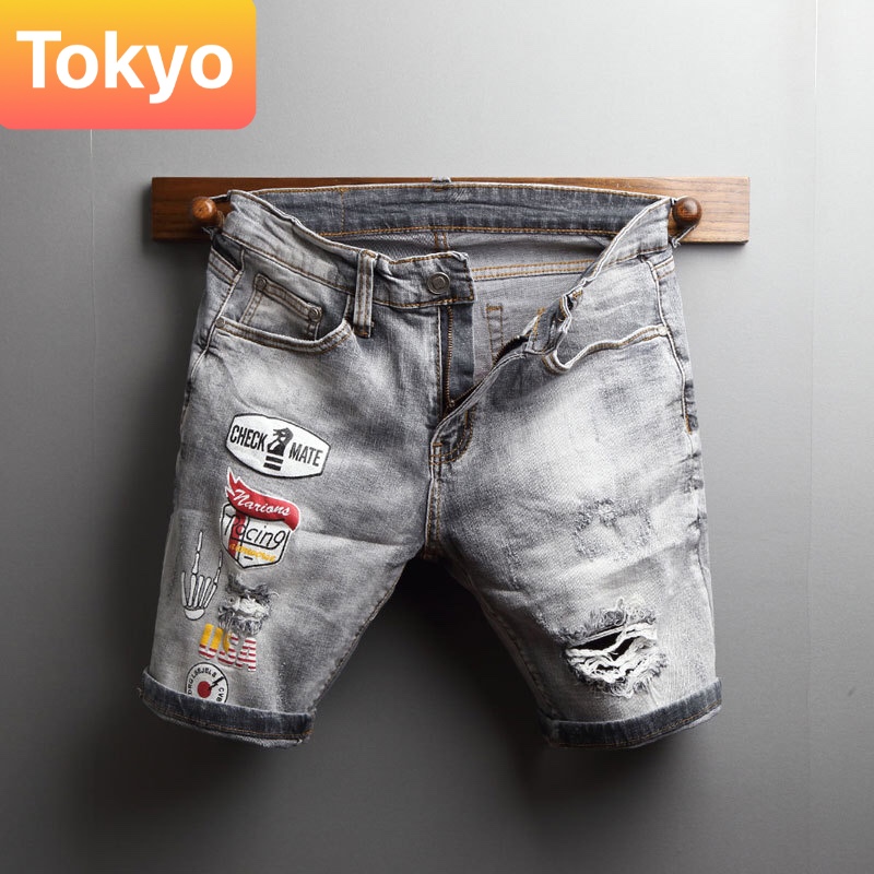 QUẦN SỌT SHORT LỬNG JEAN NAM CHẤT BÒ PHONG CÁCH THỜI THƯỢNG TK-180  - TOKYO FASHION
