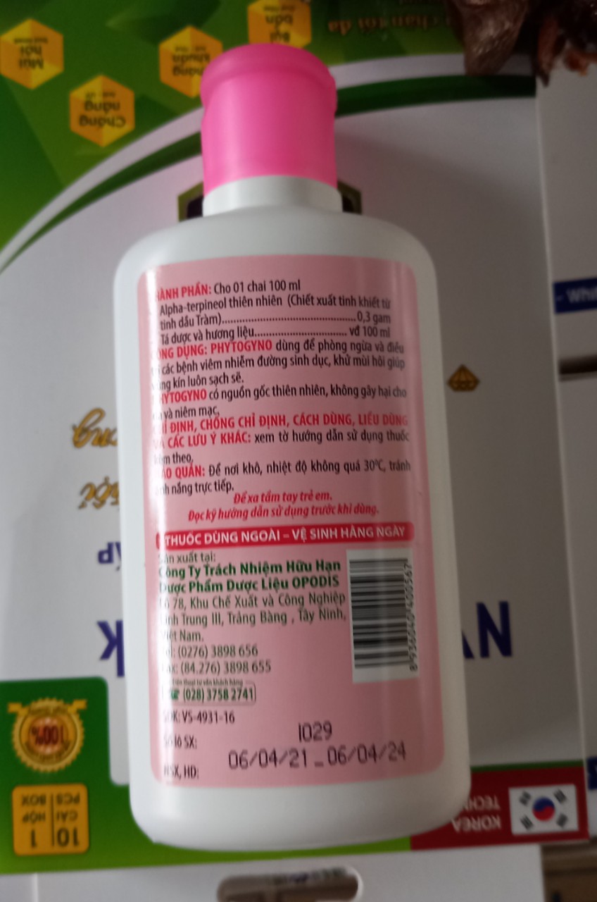 DUNG DỊCH VỆ SINH PHỤ NỮ PHYTOGYNO ( 2 CHAI )