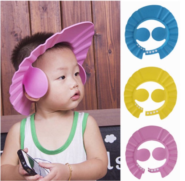 Mũ nón tắm chắn nước bảo vệ tai cho bé