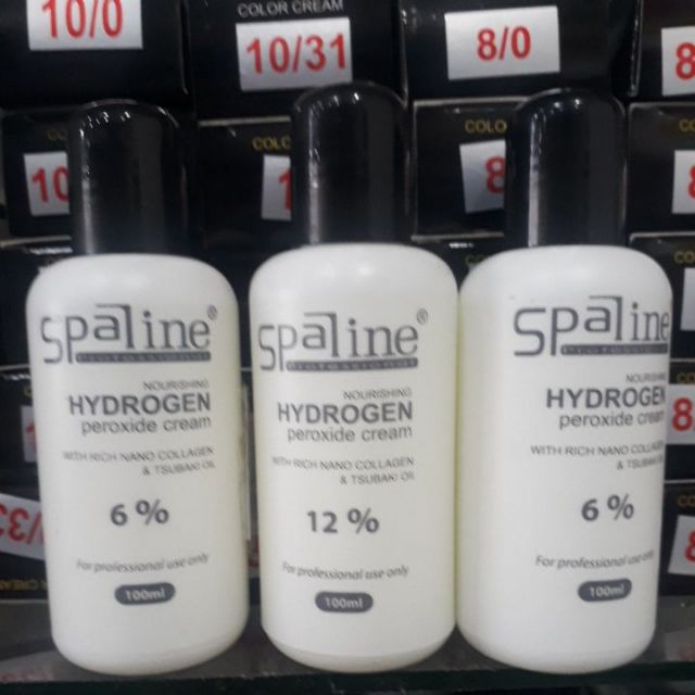 Oxy siêu dưỡng hỗ trợ Nhuộm Tóc SPALINE HYDROGEN PEROXIDE 100ml
