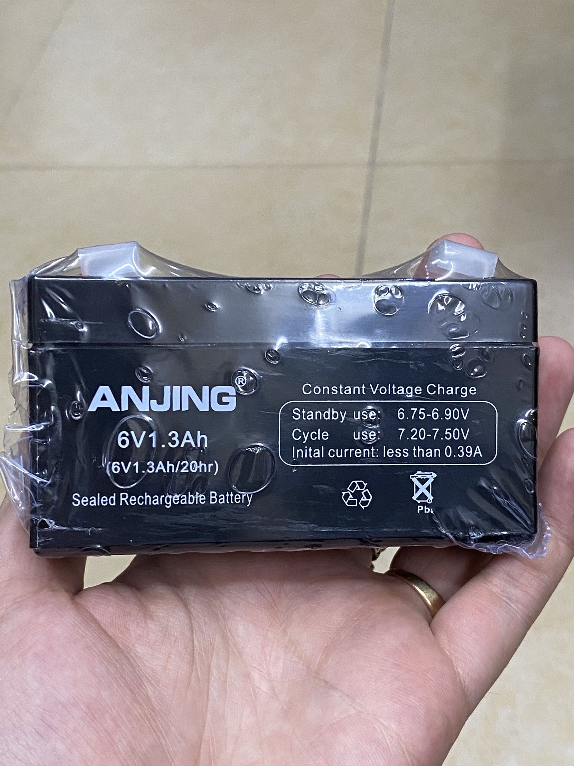 Bình Ắc Quy Siêu Nhỏ 6V - 1.3Ah