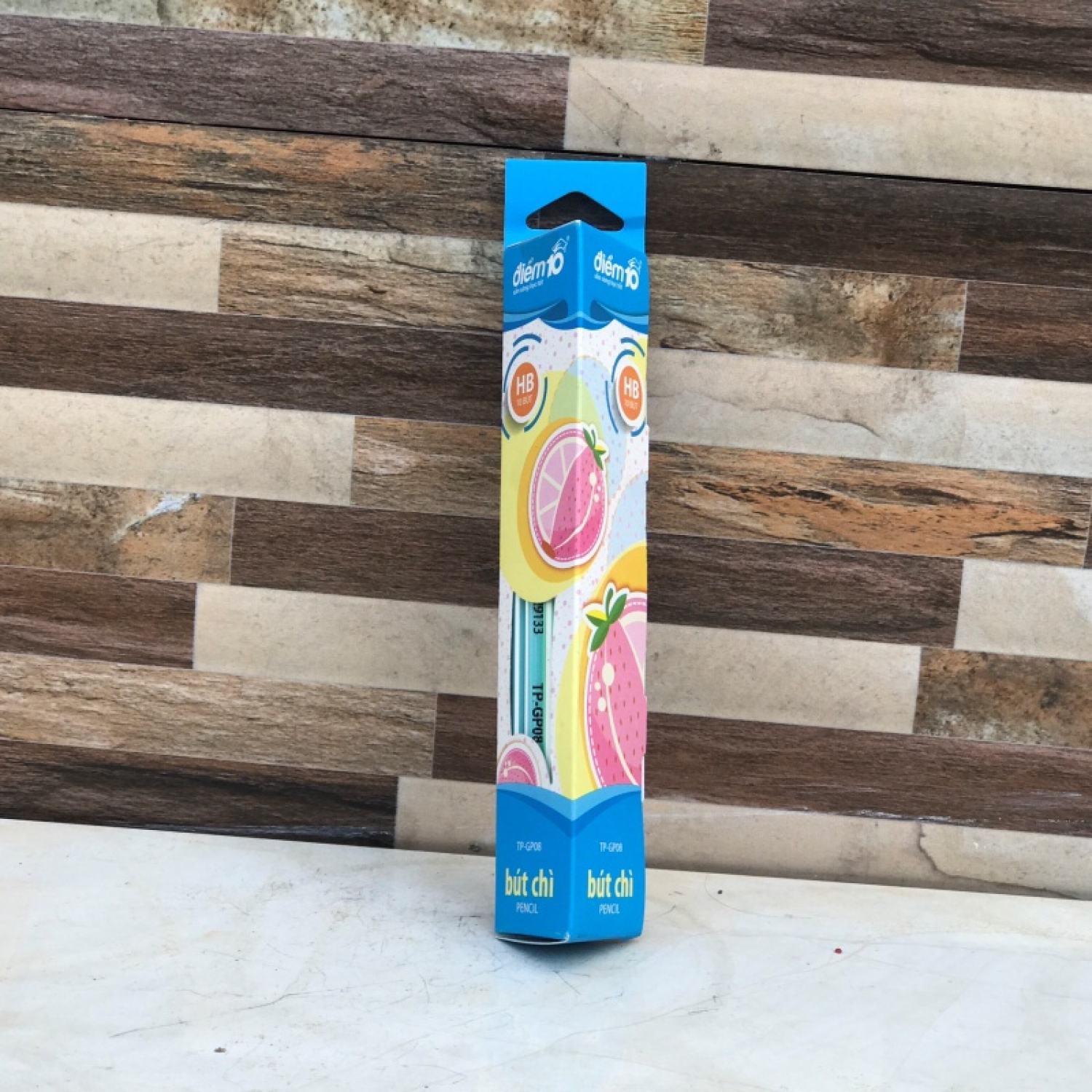 10 Bút chì gỗ HB TP-GP08 CHÍNH HÃNGvpp Trí Đức