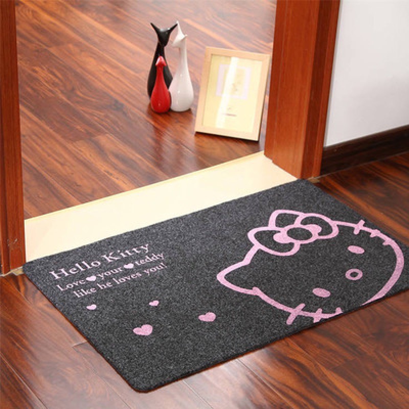 [Hoàn tiền 10%] Thảm Lau Chân hình mèo Hello Kitty