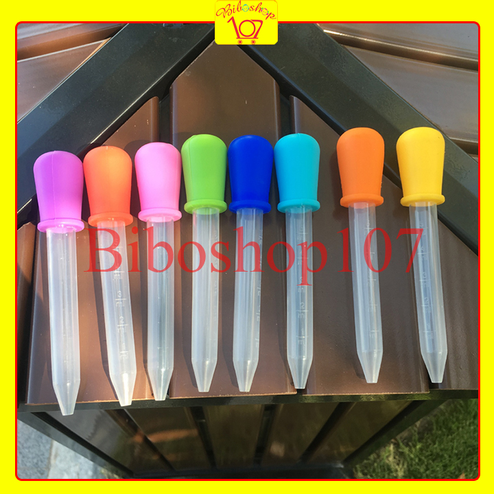 Bộ 05 ống hút sữa, ống bơm làm kẹo chip chip + 01 dụng cụ vệ sinh ống