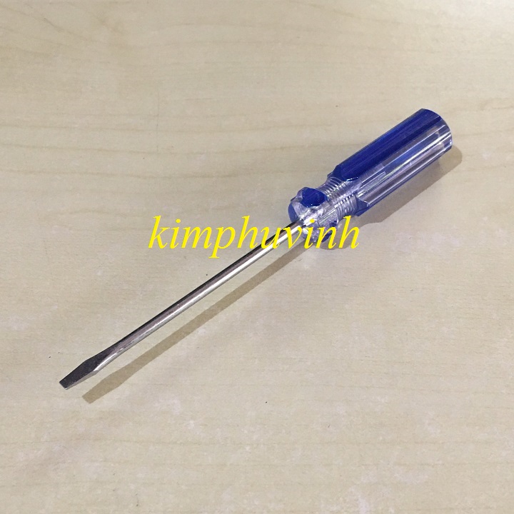 02 tua vít đầu dẹt 3ly dài 75mm - vít đầu dẹp 3x75mm