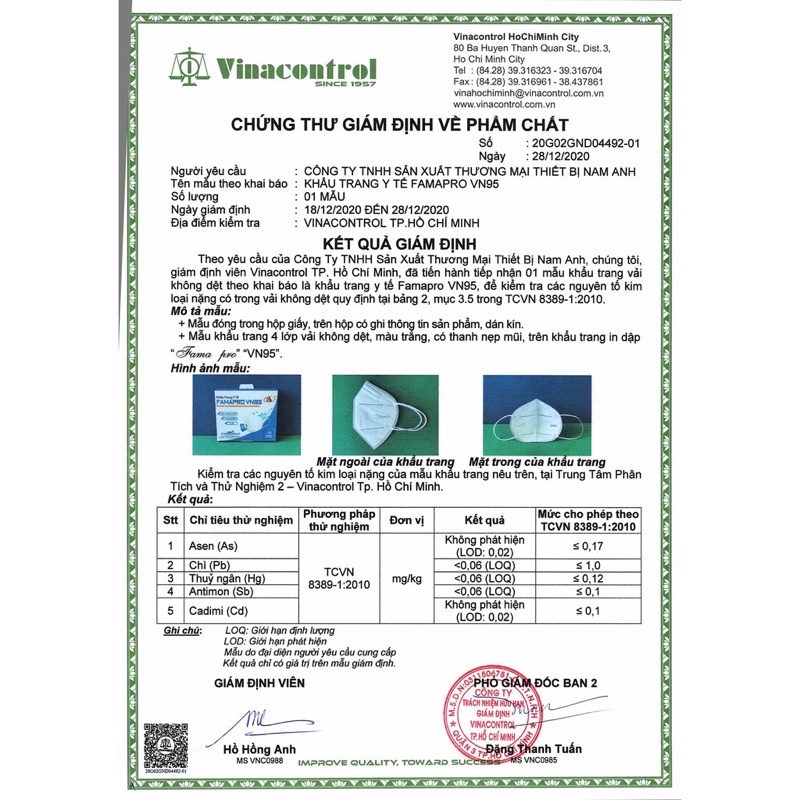 ✅ Hộp 10 cái khẩu trang y tế cao cấp VN95, N95, 3M Famapro Nam Anh chính hãng