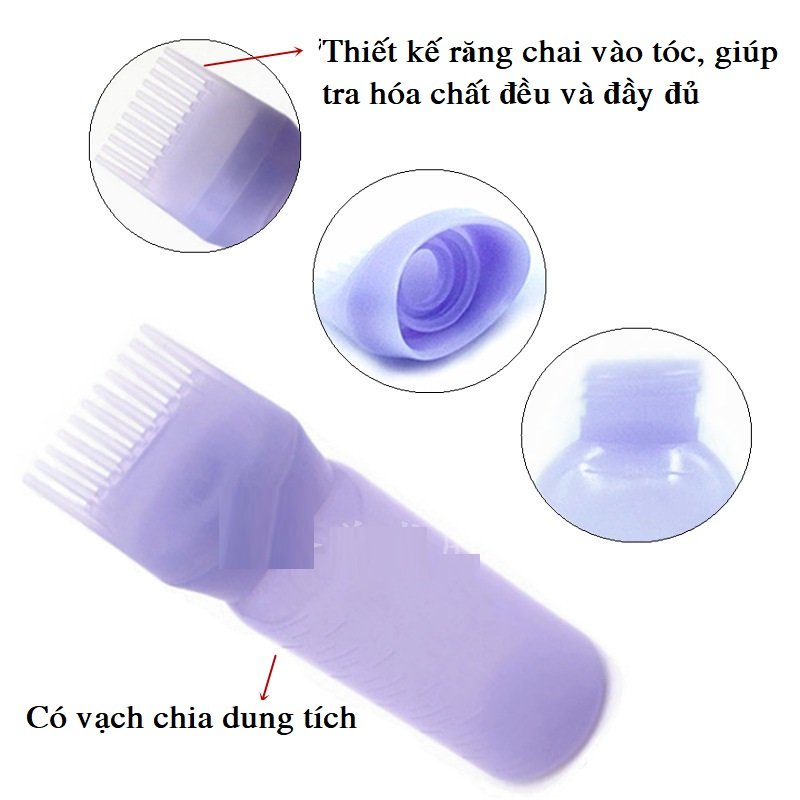 Bình tra thuốc uốn ép tóc cho salon
