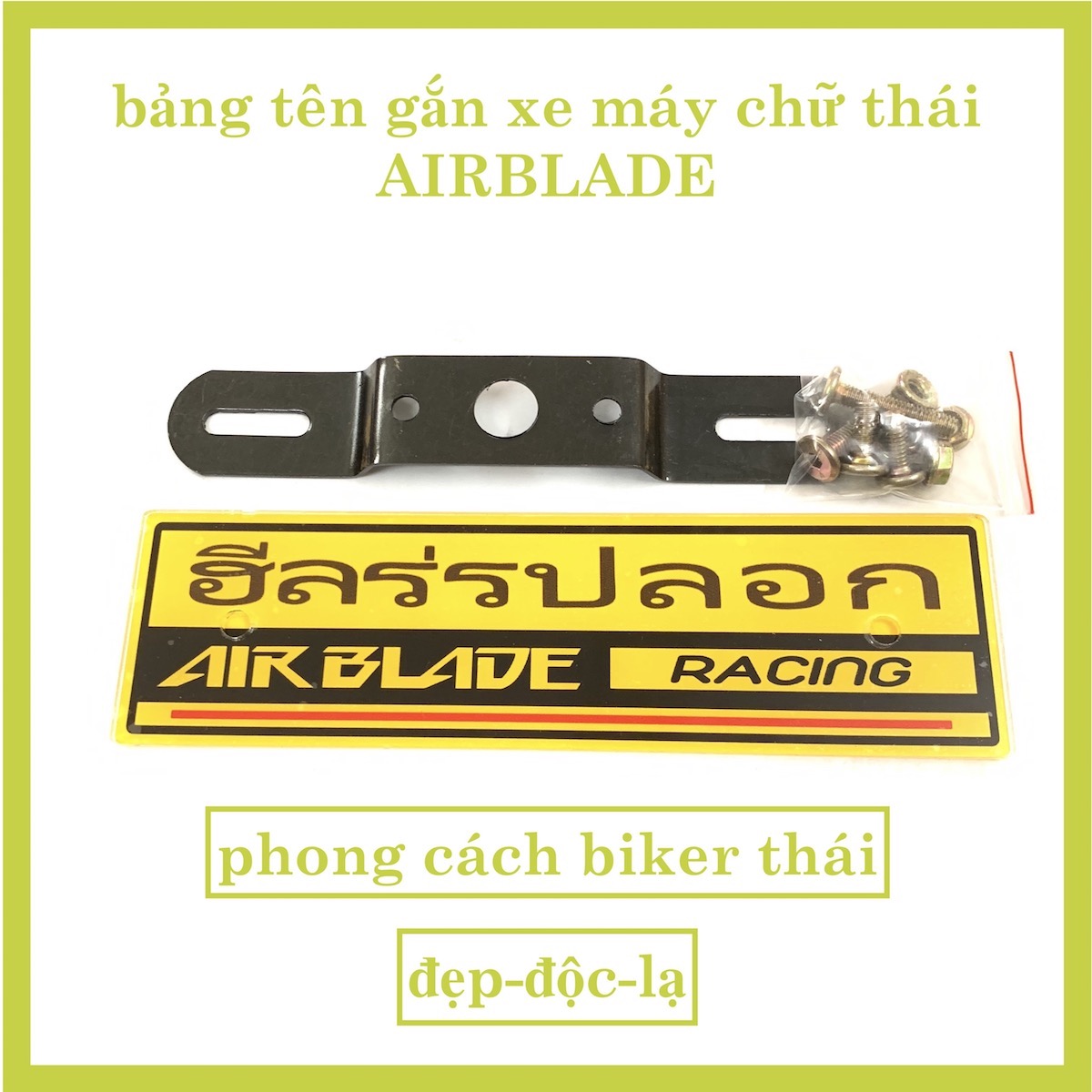 [HCM]Bảng tên thái AIRBLADE phong cách thái cgv31