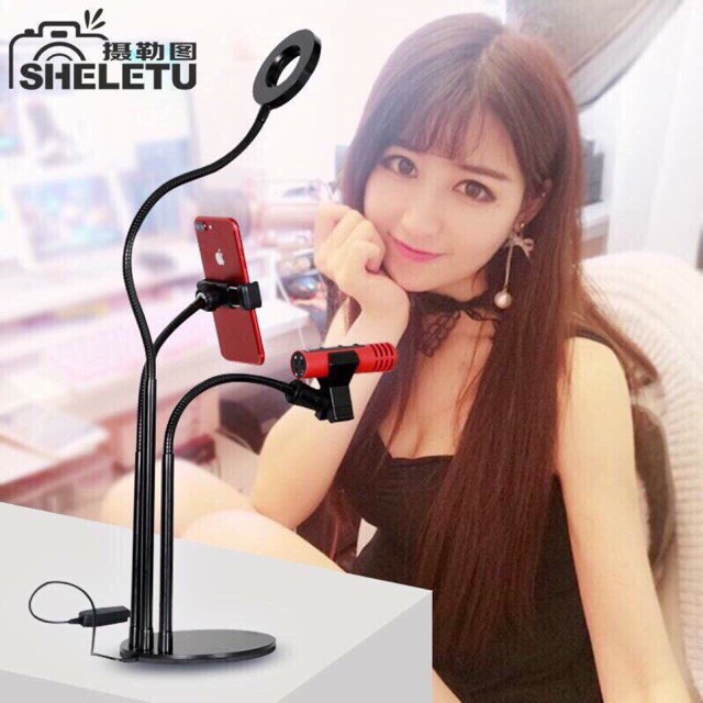 Bộ dụng cụ hỗ trợ livetream tiện ích 3 in 1