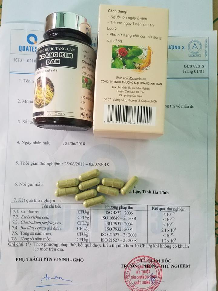 [HCM]Tăng cân hoàng kim đan