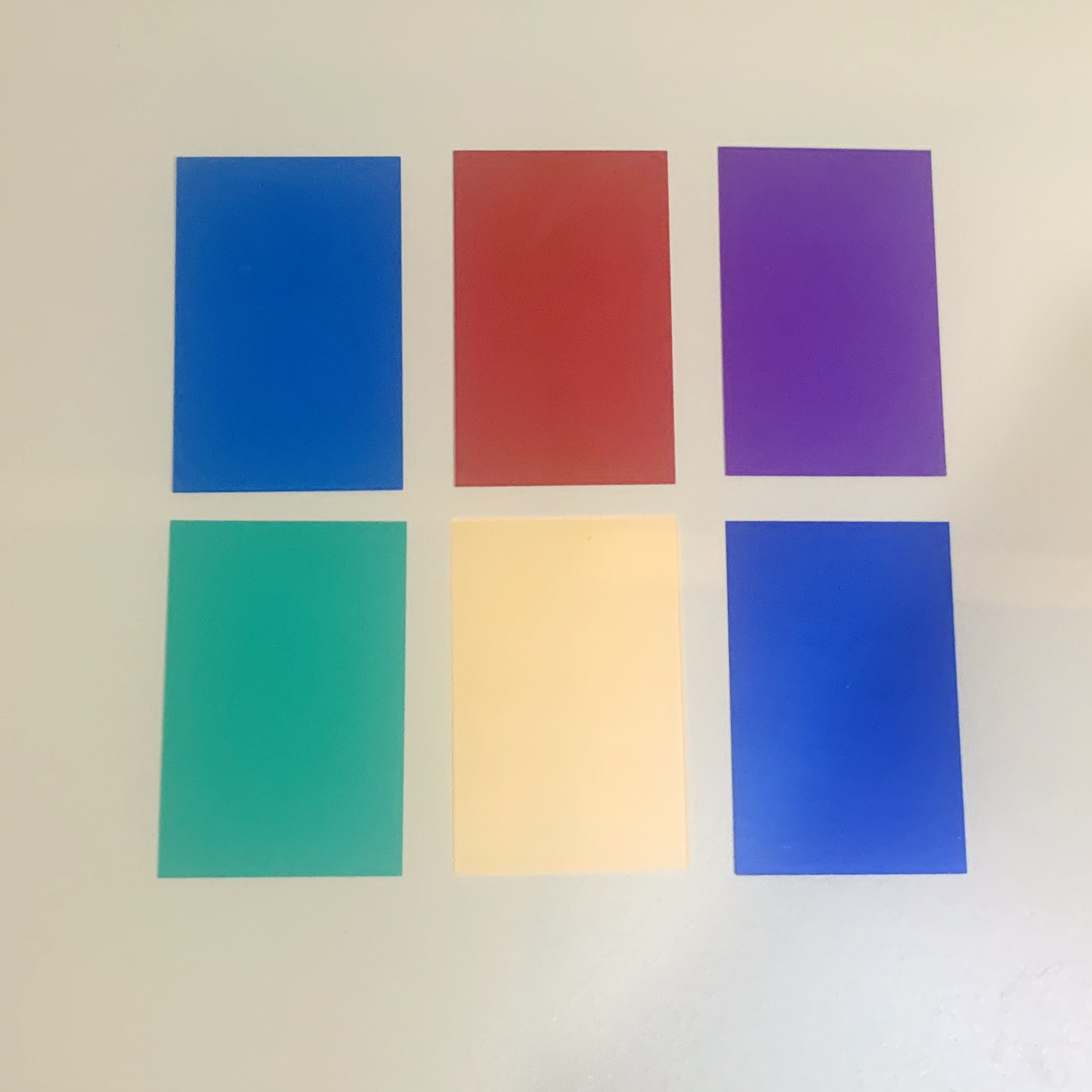 Filter màu cho đèn led kích thước 6x8cm
