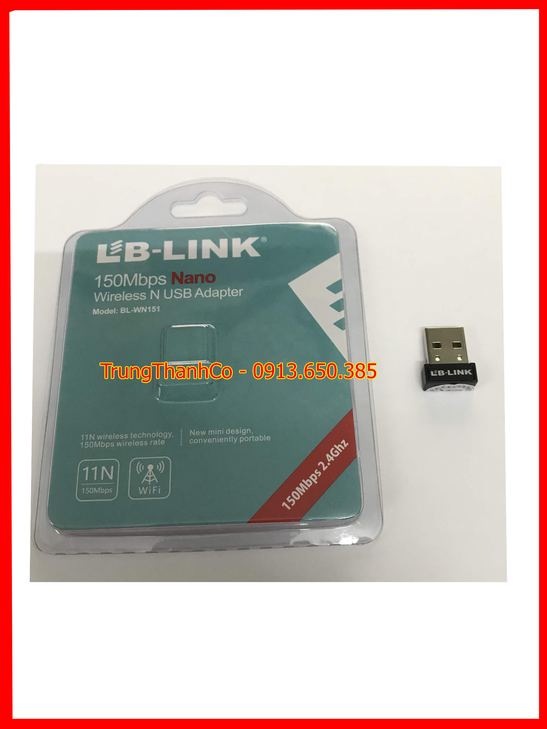 Usb Thu Wifi Không Râu Lb-Link 150Mbps
