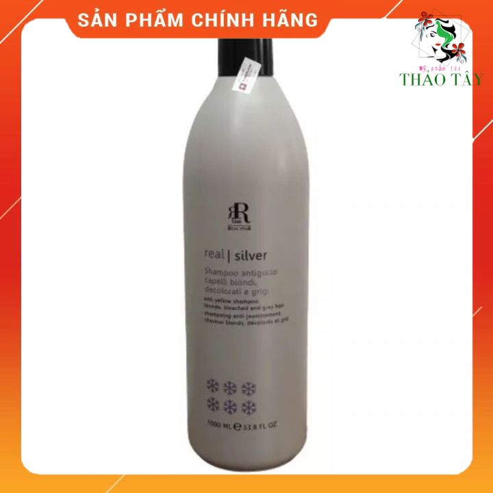 Dầu gội khử vàng RR line Silver Star cho tóc bạch kim Italy- chai