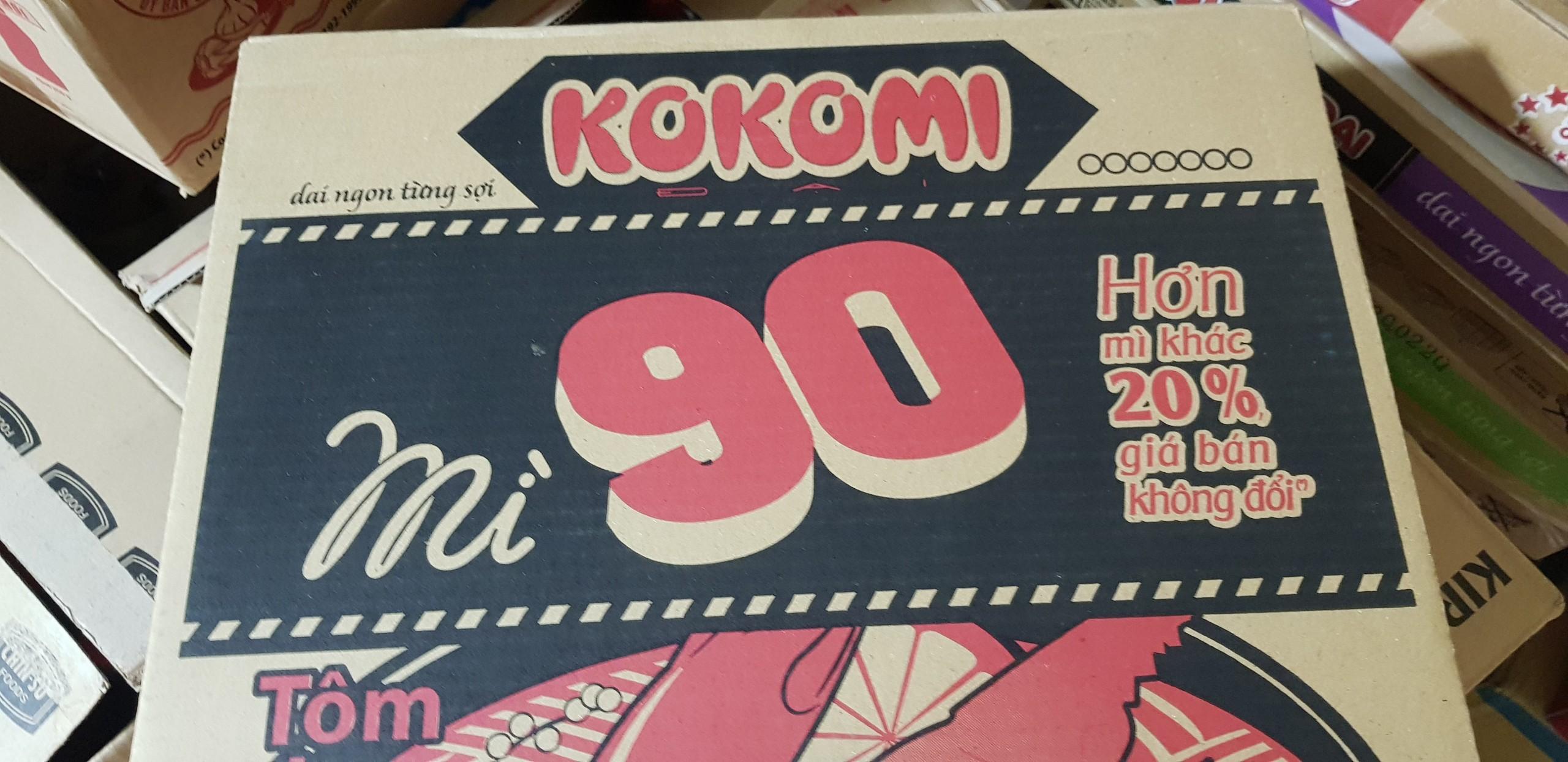 Mì KokoMi 90 Thùng 30 Gói