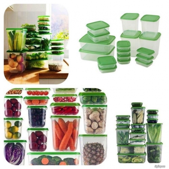 SET HỘP NHỰA ĐỰNG THỨC ĂN 17 MÓN