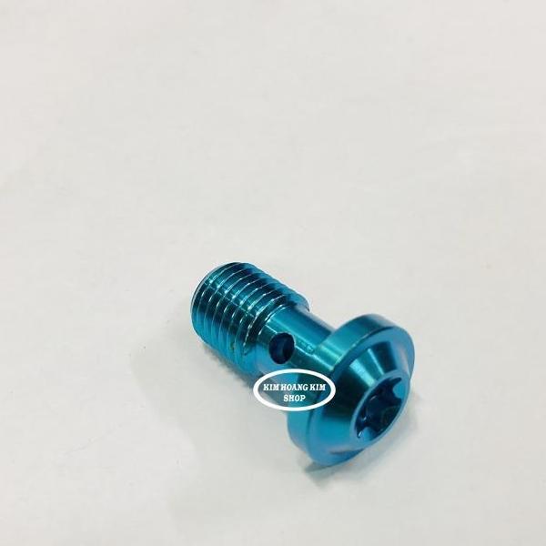 Ốc Titan GR5 gắn DÂY DẦU (màu xanh tím,xanh lục)