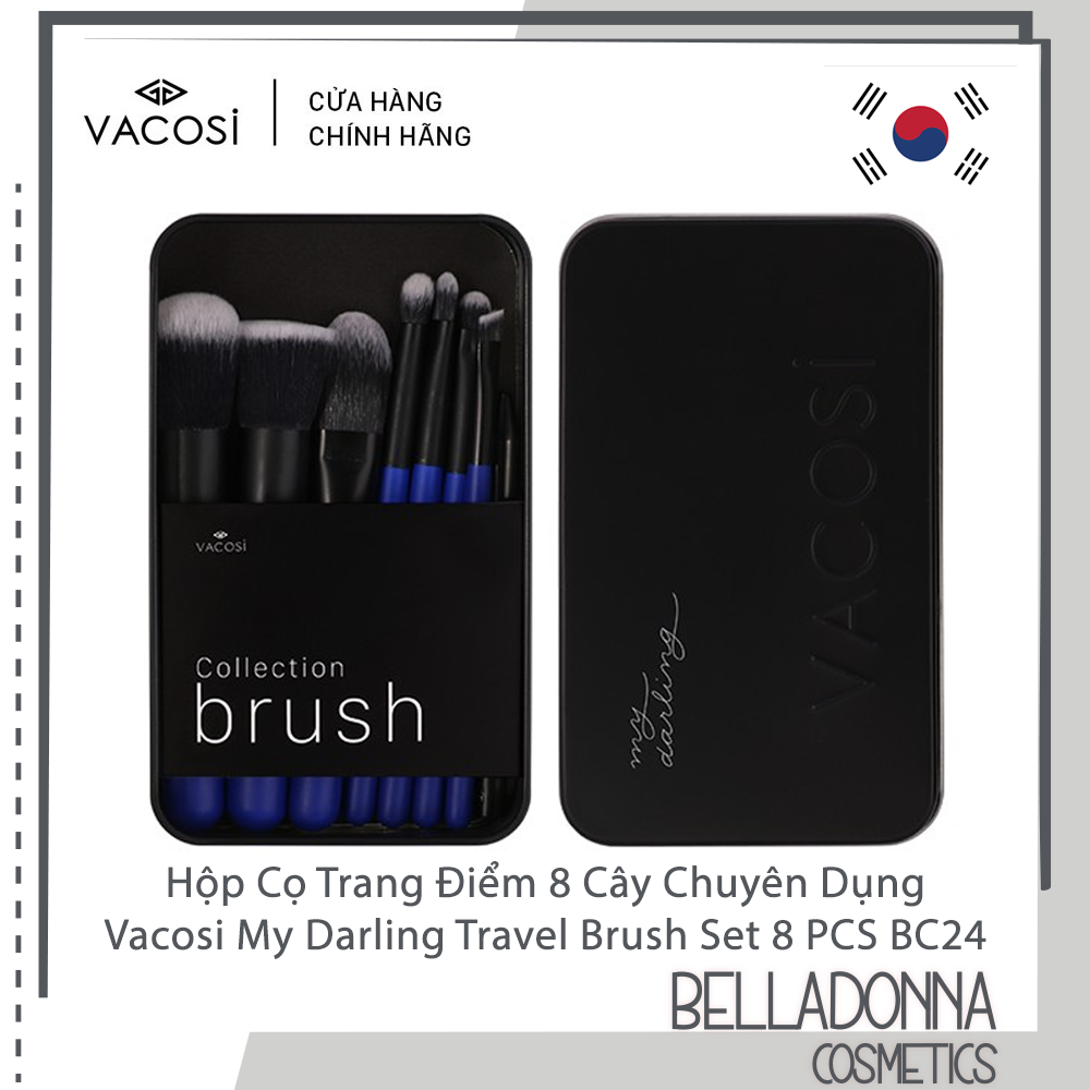 Vacosi My Darling Travel Brush Set 8 PCS BC24