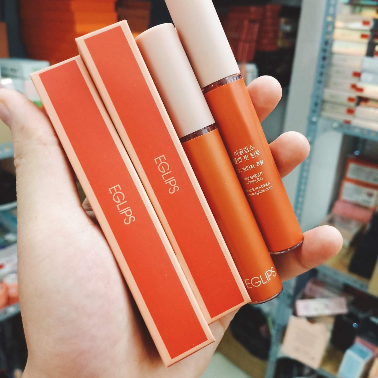 Son kem lì elip màu đẹp