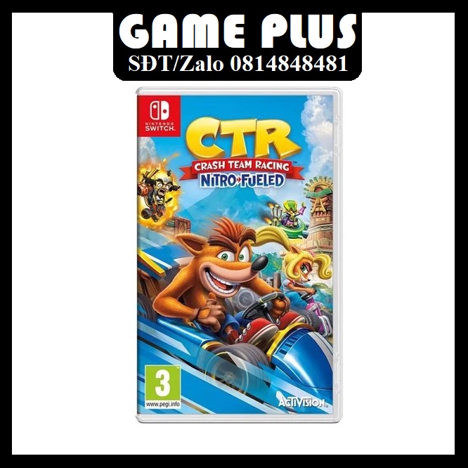 Game Nintendo Switch New: CTR Crash Team Racing Nitro Fueled