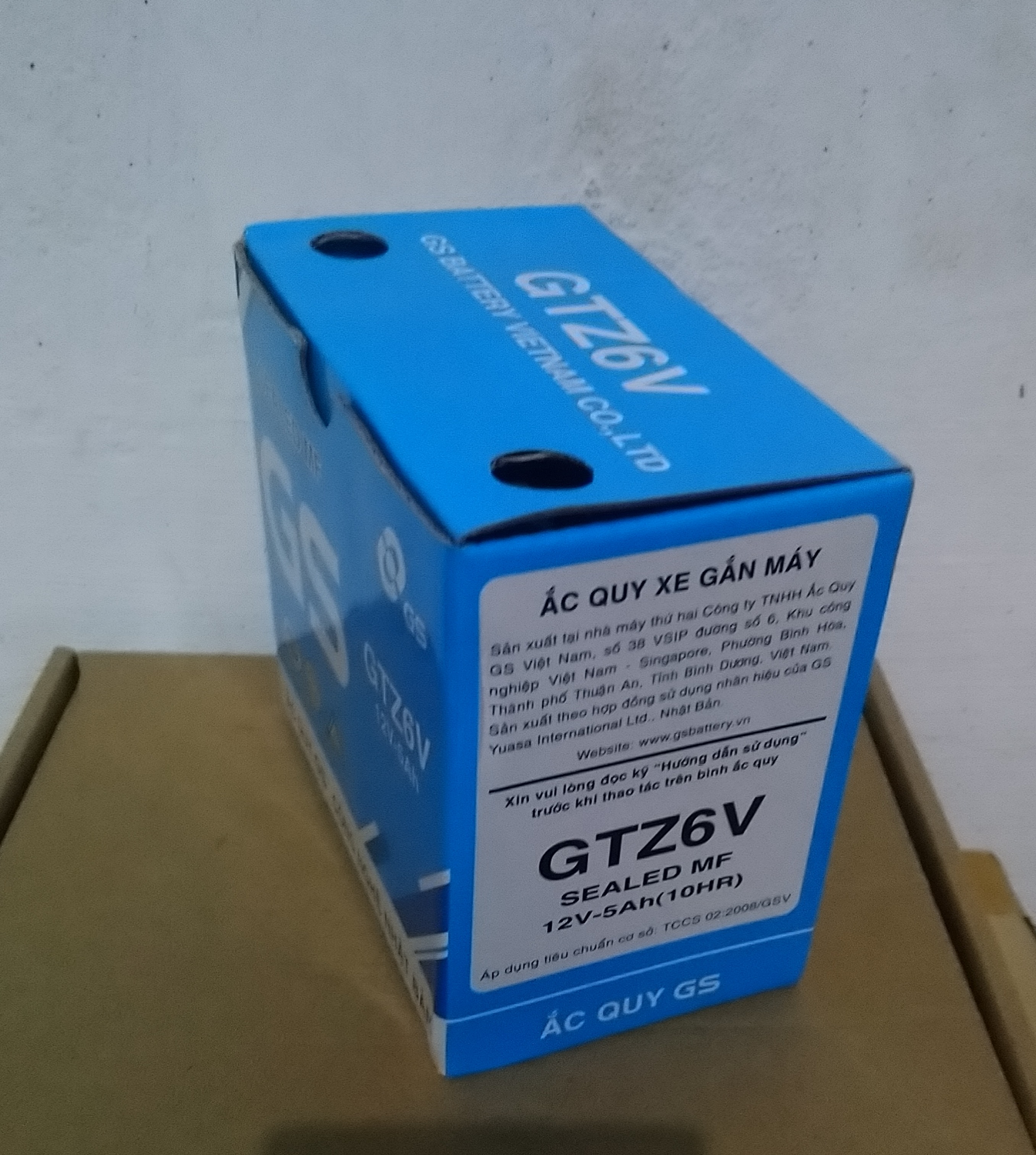 BÌNH ẮC QUY GS GTZ6V 12V-5A