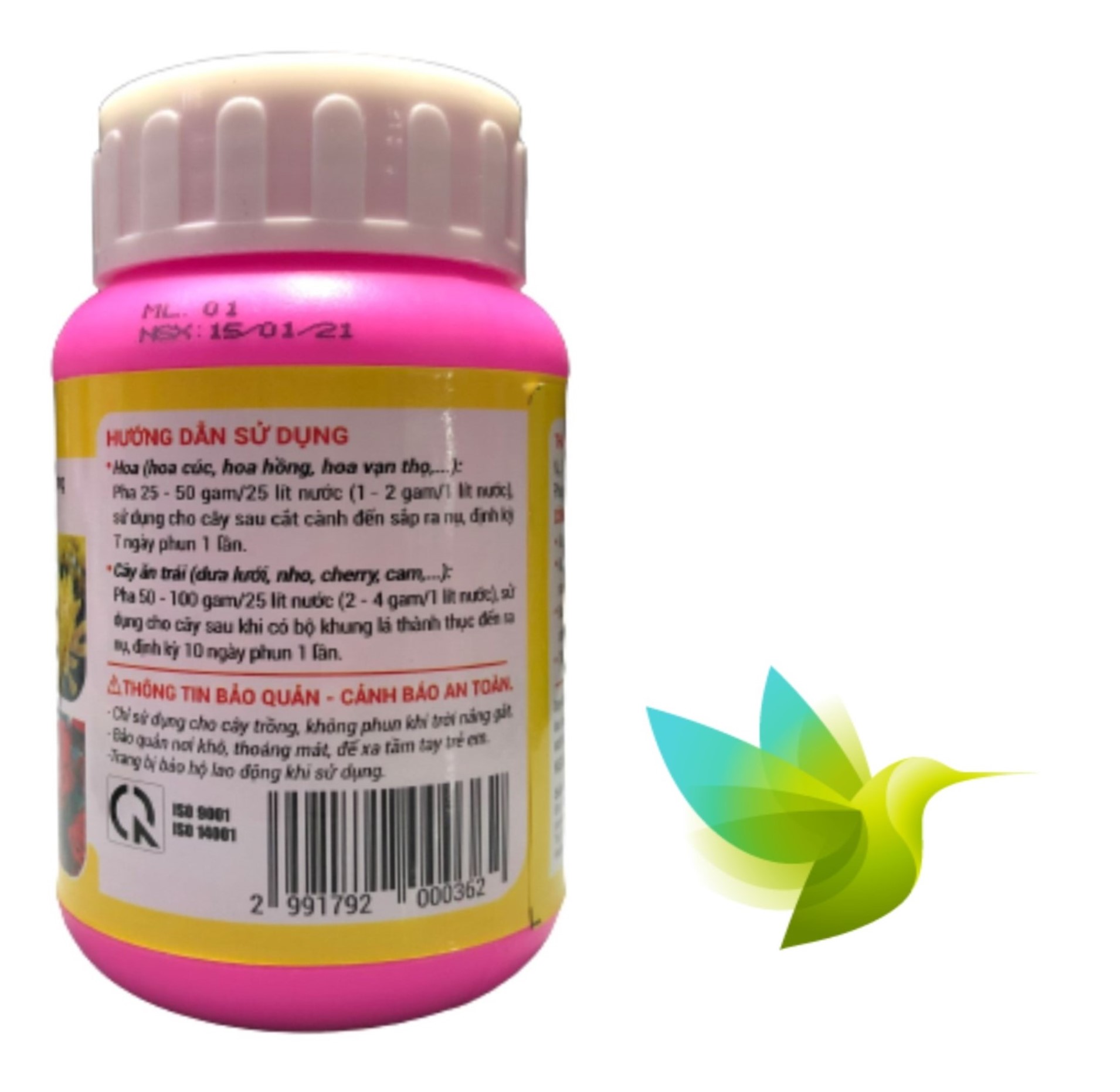 Phân Bón Siêu Kali & Kẽm Đầu Trâu - #520A# 100g