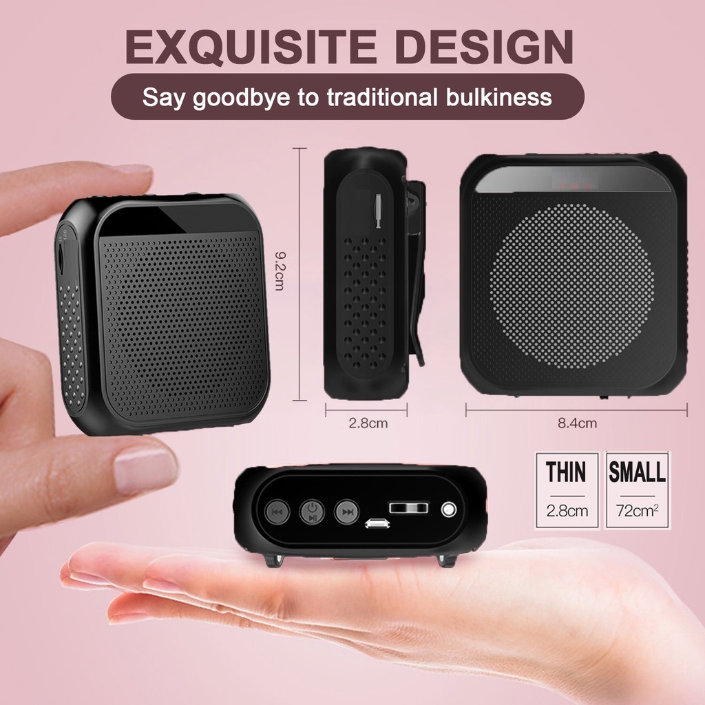 Loa trợ giảng có dây S17 có bluetooth, pin bền, công suất lớn
