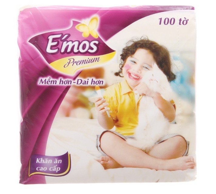[SĂN SALE GIÁ SỐC] Combo 30 Gói Giấy Ăn E'mos Size Lớn Cao Cấp Siêu Dai Siêu Mịn (Không Thùng)