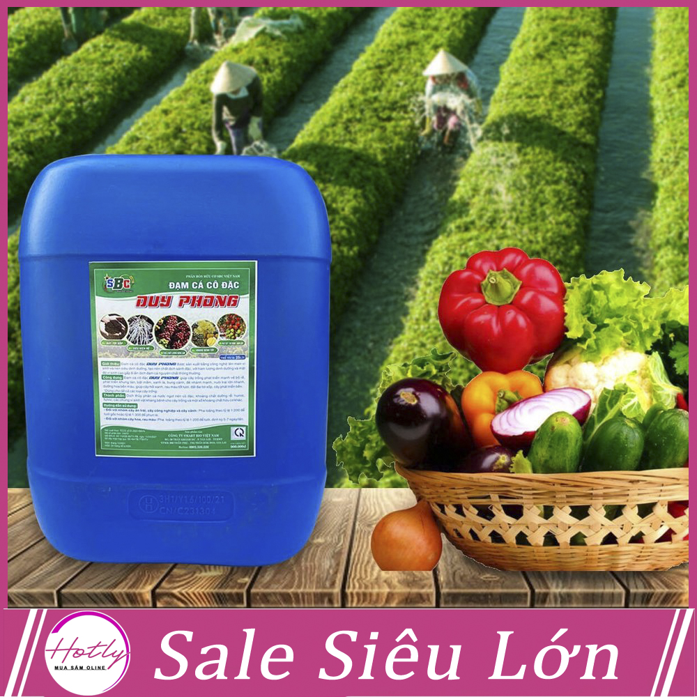 Can 20 lít-shc phân bón hữu cơ,đạm cá humic cô đặc, an toàn cho hệ sinh thái-76124