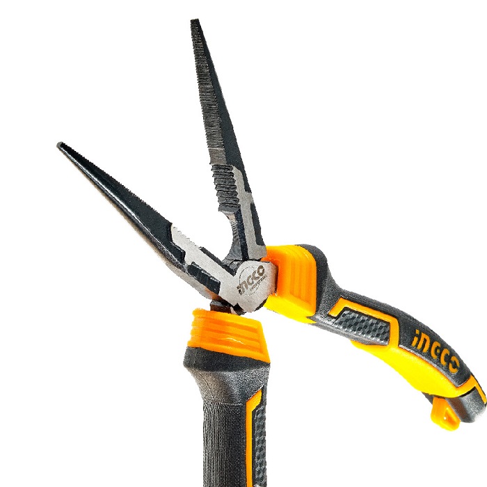 Kềm mũi nhọn mỏ dài cao cấp HHLNP28200 ingco