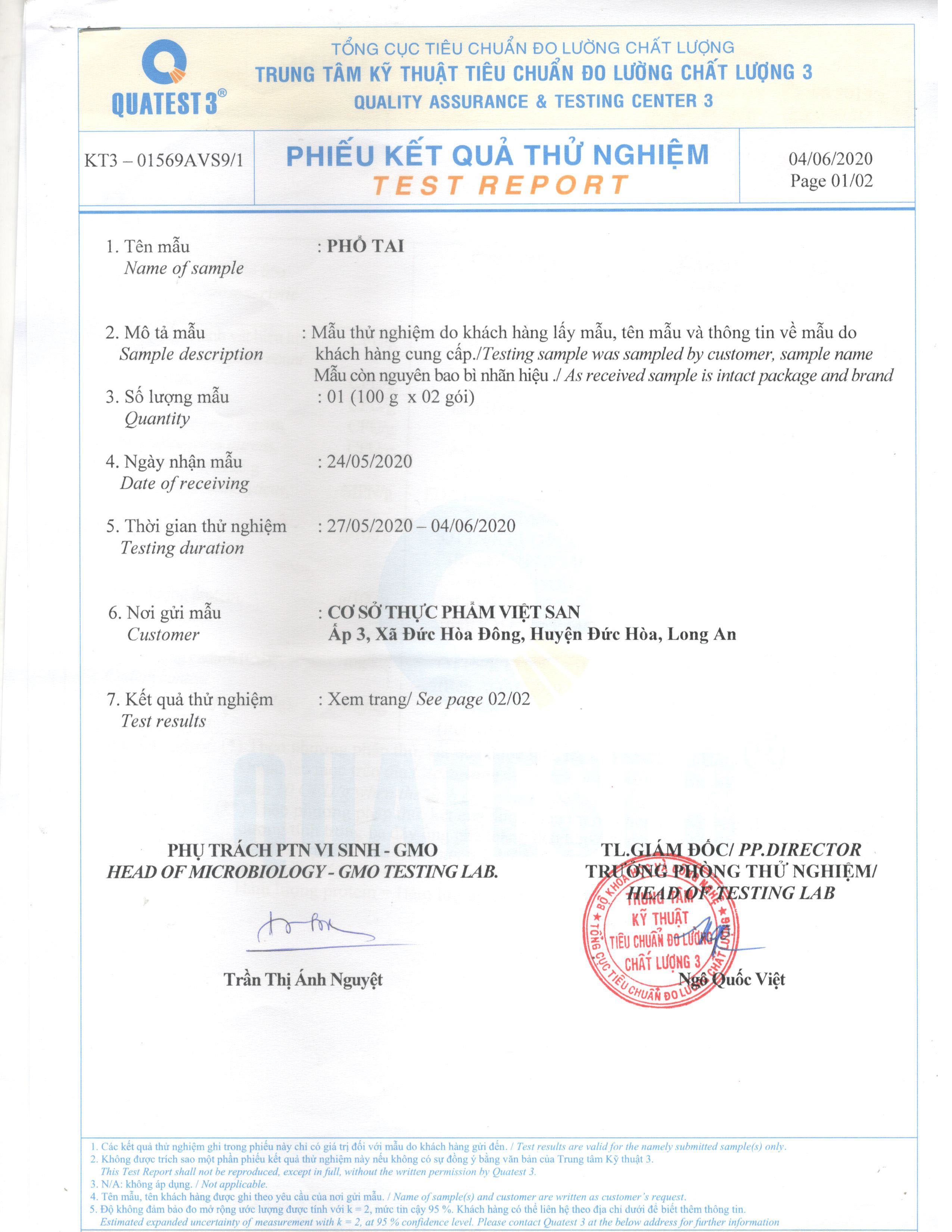 PHỔ TAI 1Kg