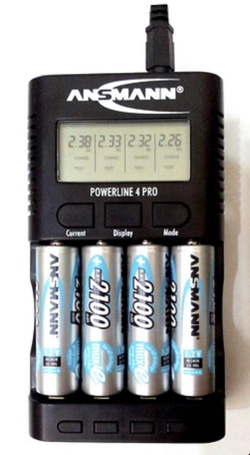 [HCM]Bộ sạc pin Ansmann Powerlinr 4 Pro