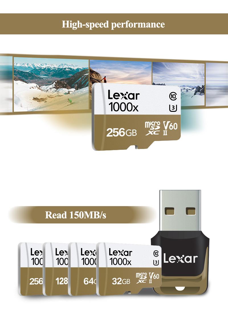 Thẻ nhớ Micro SD lexar 1000x 64GB
