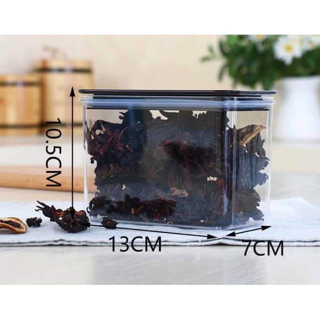 Hộp Nhựa Meka Trong Đựng Cafe Cà Phê Bột Hạt