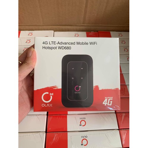 Củ wifi xài sim phát wifi 4g lte 150mbps olax wd680- thiết bị phát wifi di động số 1 nhật bản