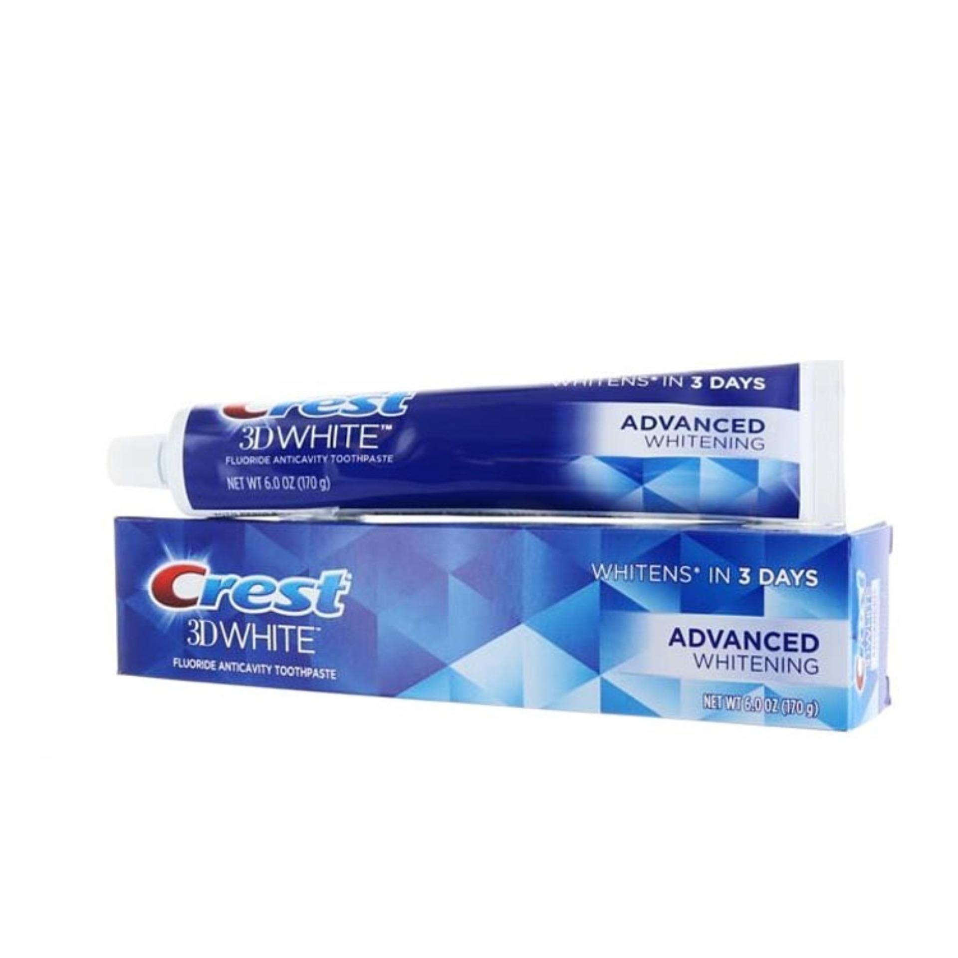 Kem Đánh Răng Siêu Trắng Răng Crest 3D White Advanced Whitening 158g