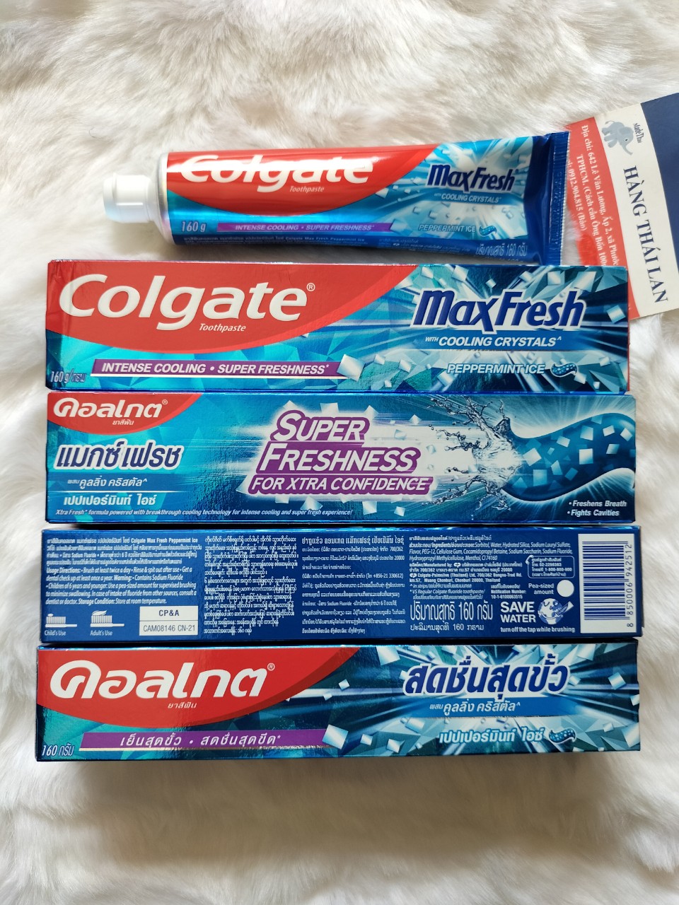 Kem đánh răng Colgate Max Fresh Thái Lan 155g