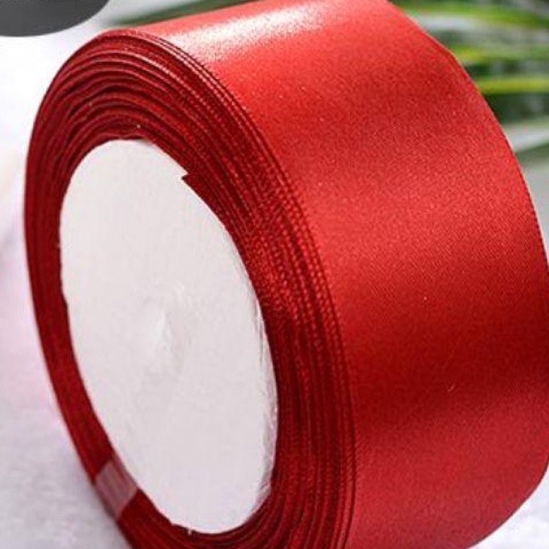 Cuộn ruy băng lụa bản rộng 5cm đủ màu sắc đẹp