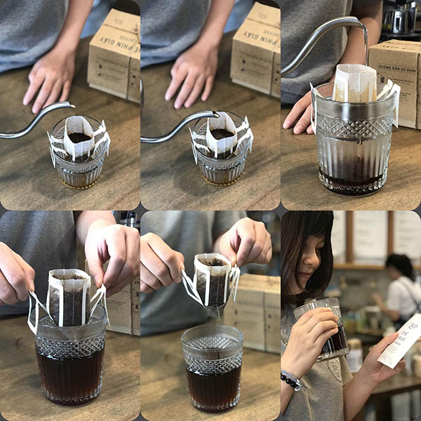 (Quà tặng ngẫu nhiên) 2 Hộp cà phê phin giấy specialty coffee(8g/15gr)- Rita Cafe'