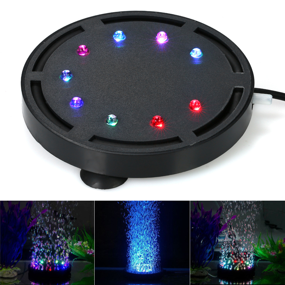 Sủi đĩa oxy kết hợp đèn led cho bể cá