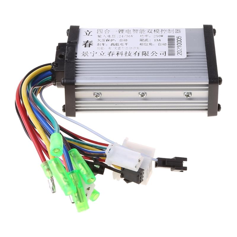DC 24/36V 250W Brushless Regulator Speed Controller Scooter E-bike Electric Motor