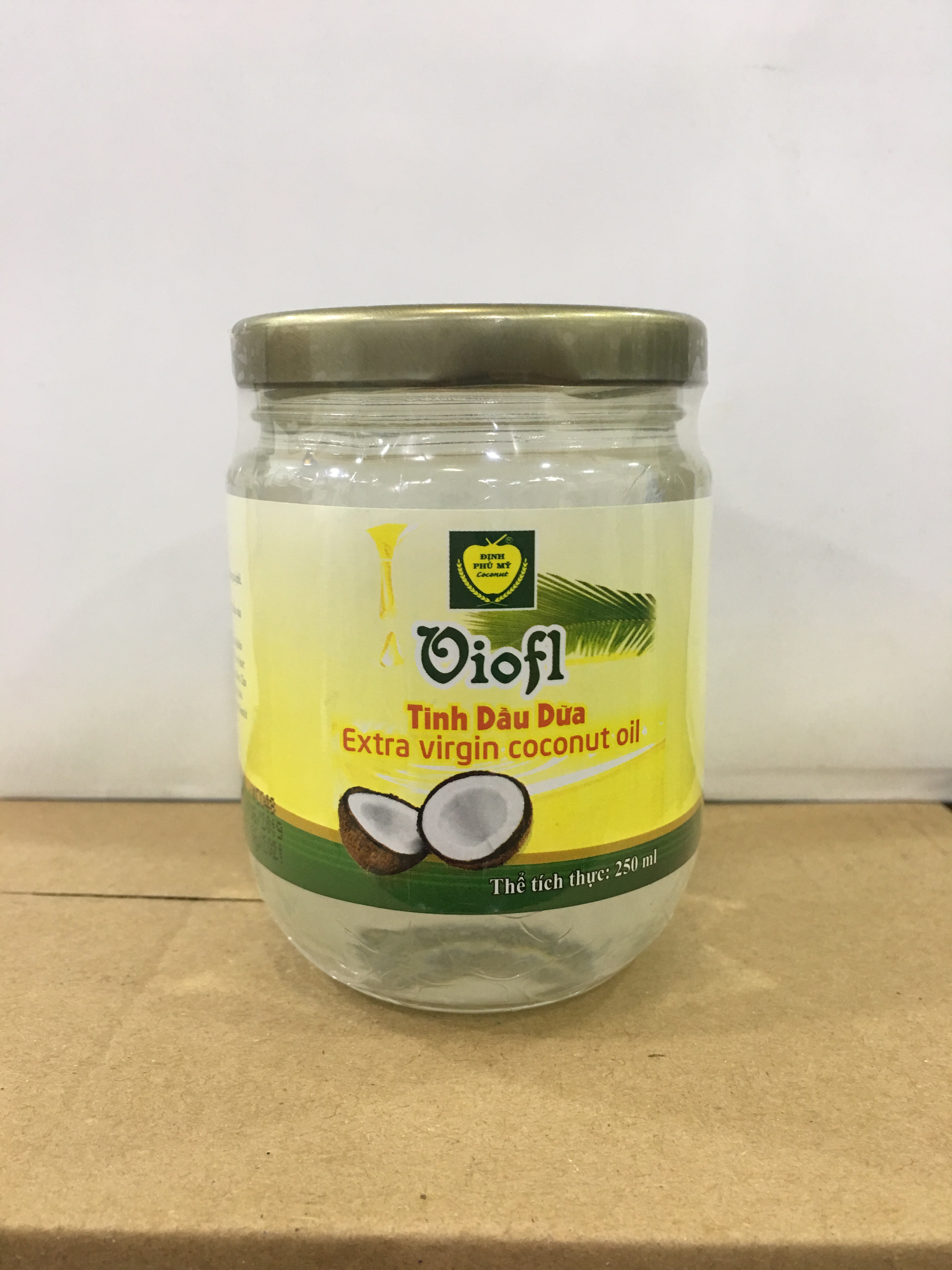 [HCM]Tinh dầu dừa hữu cơ ép lạnh VIOFL 250ml