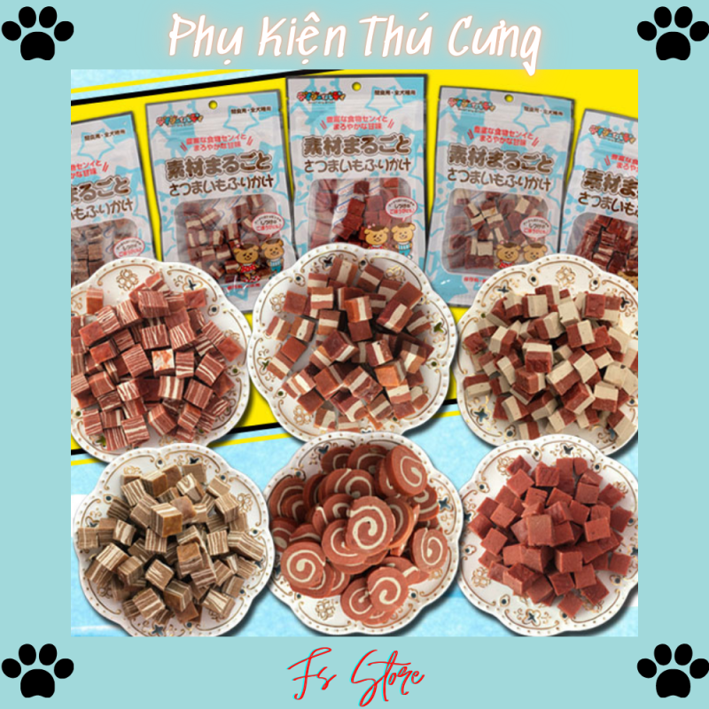 Bánh Thưởng Cho Chó Mèo, Đồ ăn cho chó mèo thú cưng 100g, Q7