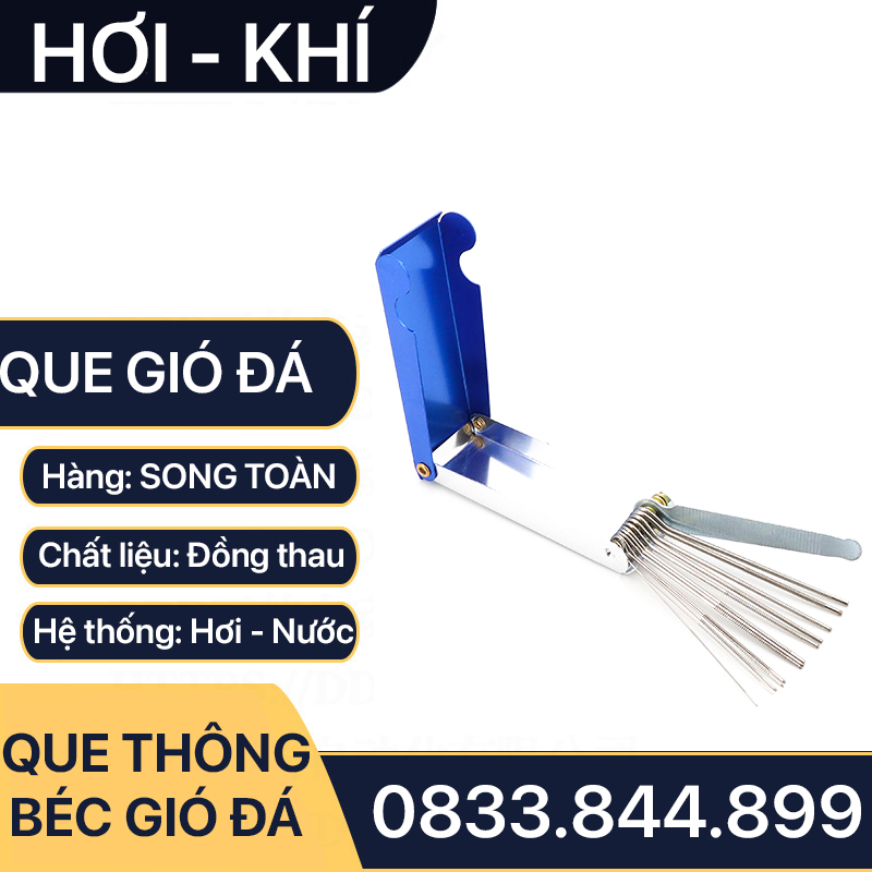 Bộ que thông béc gió đá, que vệ sinh đầu béc hàn gió đá