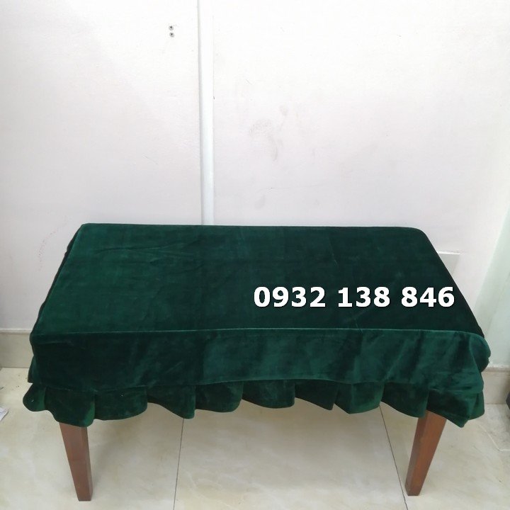 KHĂN PHỦ GHẾ ĐÀN PIANO CƠ LOẠI PHỦ GHẾ ĐÔI