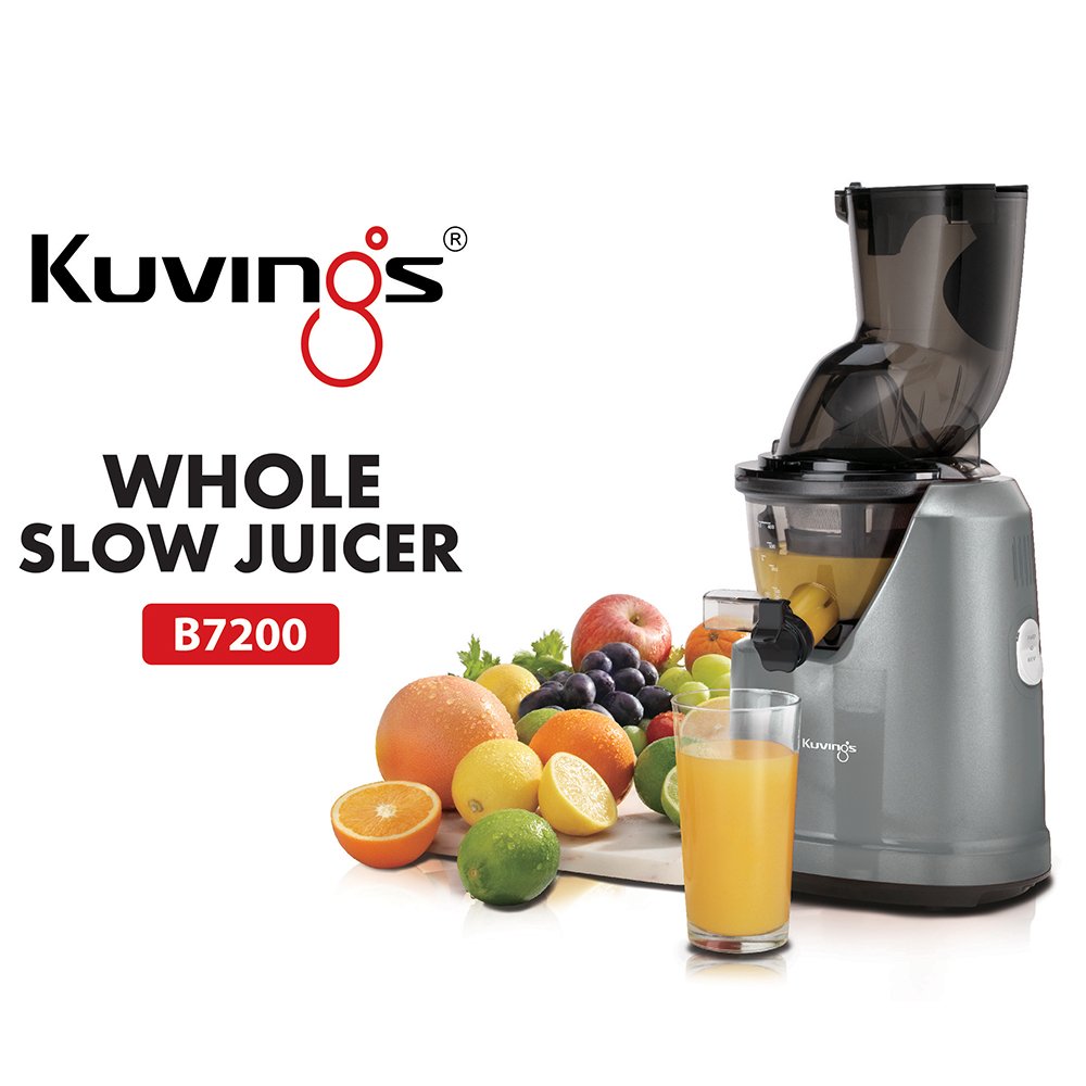 [Trả góp 0%]Máy ép trái cây tốc độ chậm Kuvings NS-1725CBC2 (400ml) - Màu Bạc