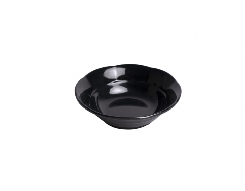 Tô nhựa melamine bèo màu nâu/đen
