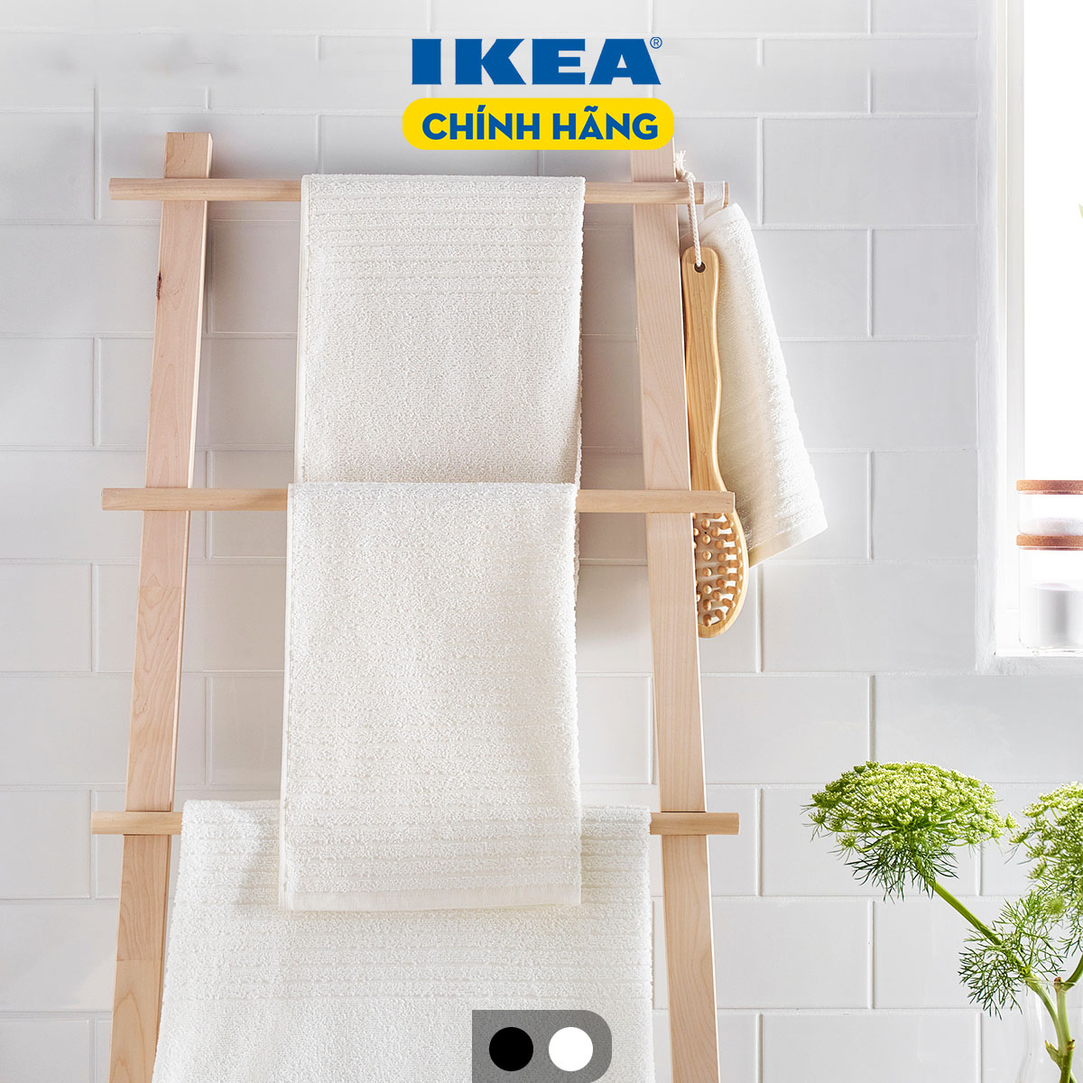 [HCM] SET 4 KHĂN IKEA CHÍNH HÃNG – VAGSJOEN