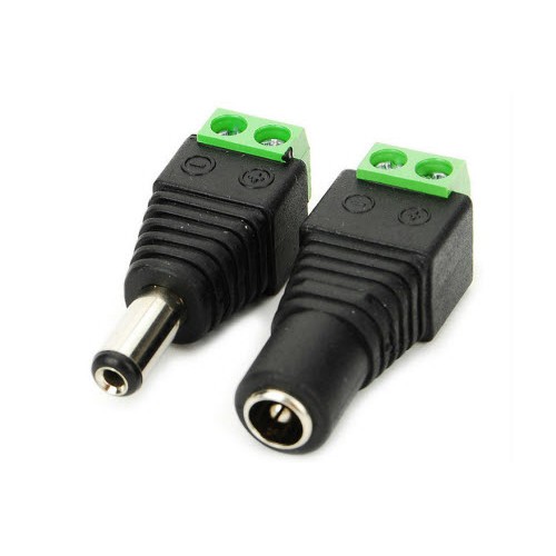 Jack nguồn dc đực và jack dc cái