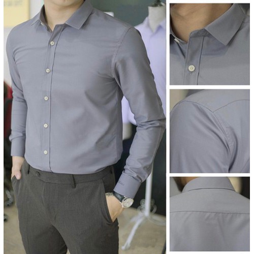 Áo sơ mi nam trắng học sinh cấp 3